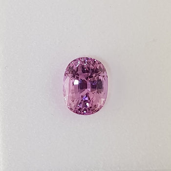 4.09ct Cushion Cut Pink Sapphire 9.7x7.6mm