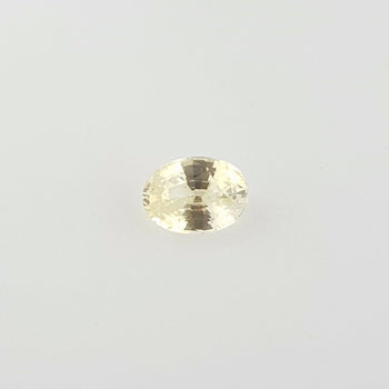 1.41ct Oval Faceted Yellow Sapphire 7.6x5.5mm