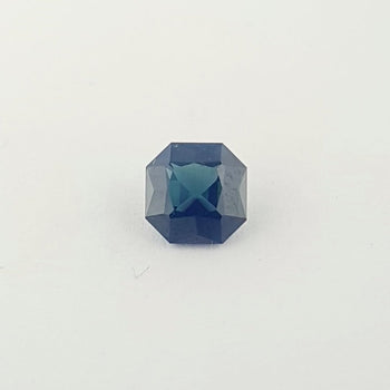 0.82ct Octagon Cut Teal Sapphire 5.3mm