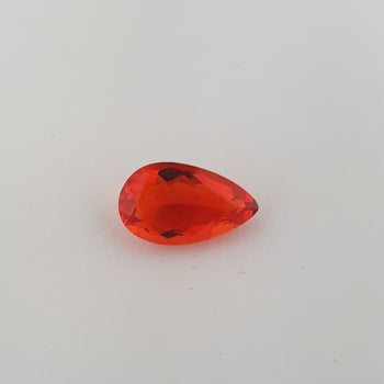 1.81ct Pear Shape Faceted Fire Opal 12x7mm