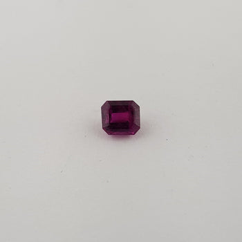 0.77ct Octagon Cut Ruby 4.9x4.4mm