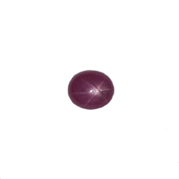 2.1ct Oval Faceted Ruby 7.4x6.3mm