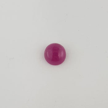 2.98ct Round Cabochon Ruby 8mm