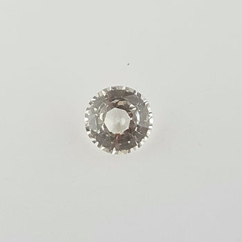 1.01ct Round Faceted Pale Yellow Sapphire 5.9mm