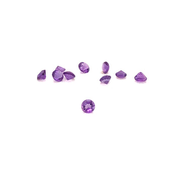 3mm Round Faceted Amethyst