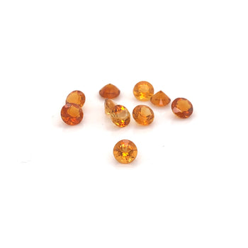 4.5mm Round Faceted Citrine