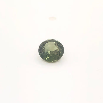 0.85ct Round Faceted Green Sapphire 5.6-5.7mm