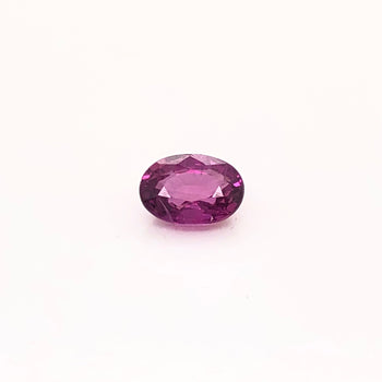 0.81ct Oval Faceted Ruby 6.2x4.4mm