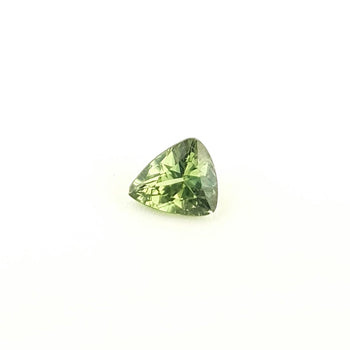 0.63ct Trillion Cut Green Sapphire 5.7x5.1mm