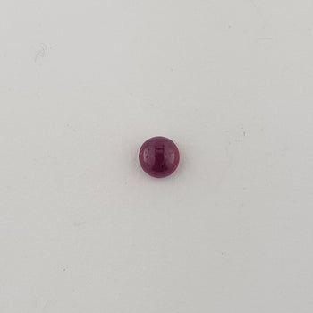 4.1mm Round Cabochon Ruby