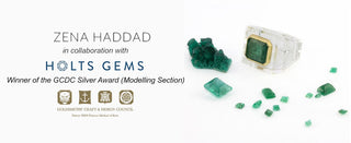 Zena Haddad design story: emerald and quartz ring