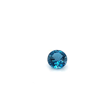 8mm Round Faceted London Blue Topaz