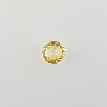 1.21ct Round Faceted Yellow Sapphire 6.3mm