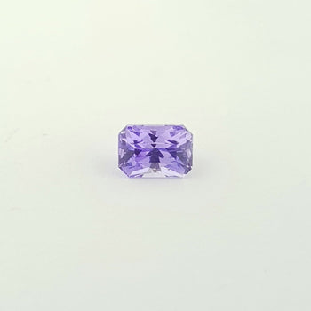 1.09ct Octagon Cut Purple Sapphire 6.3x4.5mm