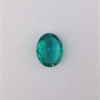 2.26ct Oval Faceted Emerald 10x8mm