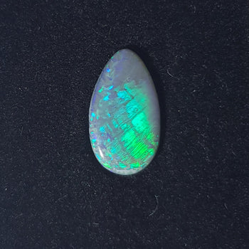 3.78ct Pear Shape Cabochon Boulder Opal 16.2x9.7mm