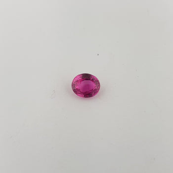 1.29ct Oval Faceted Ruby 6.8x5.8mm