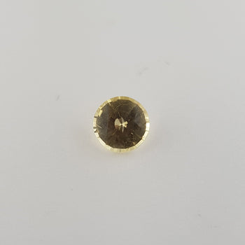 1.46ct Round Faceted Yellow Sapphire 7mm