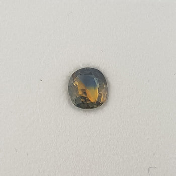 0.60ct Cushion Cut Bi-Colour Sapphire 5.2x4.7mm