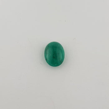 2.00ct Oval Cabochon Emerald 9x7mm