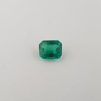 1.27ct Octagon Cut Emerald 7.7x6.1mm