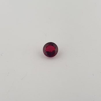 0.77ct Round Red Spinel 5.0mm