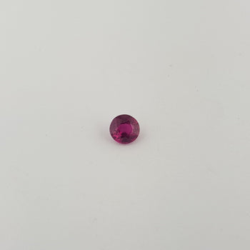 0.56ct Round Faceted Ruby 4.8mm
