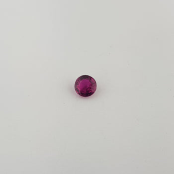 0.82ct Round Faceted Ruby 5.5mm