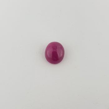 3.16ct Oval Cabochon Ruby 8.5x7.4mm