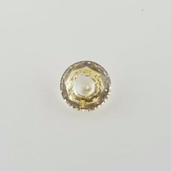 0.95ct Round Faceted Yellow Sapphire 5.7x3.4mm