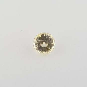 1.12ct Round Faceted Yellow Sapphire 5.9mm