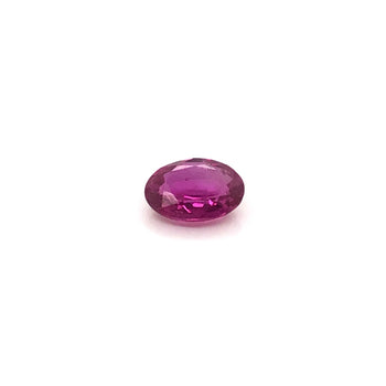 0.63ct Oval Faceted Ruby 6.1x4.6mm