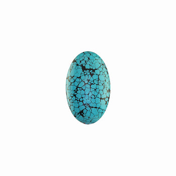 68.59ct Oval Cabochon Turquoise 50x30mm