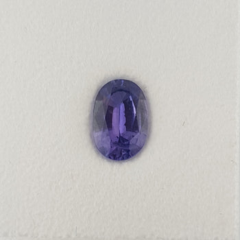 1.26ct Oval Faceted Purple Sapphire 8x5.4mm