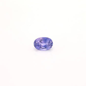 1.58ct Oval Faceted Sapphire Certified Unheated 7.7x5.3mm