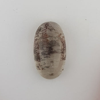 28.62ct Oval Cabochon Quartz with Inclusions 25.5x14.7mm