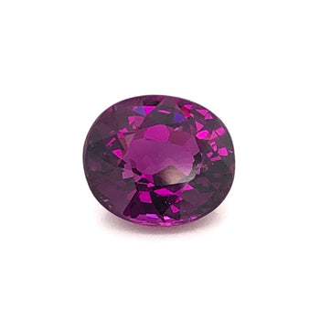 3.00ct Oval Faceted Purple Garnet 8.6x7.5mm