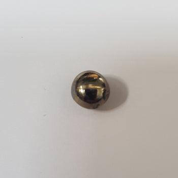 Round Double Sided Pyrite Cabochon 7.2x5.5mm