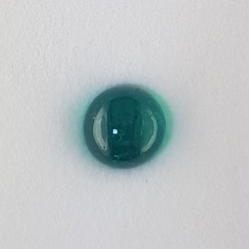 6.41ct Cabochon Sheer Emerald 9.6mm