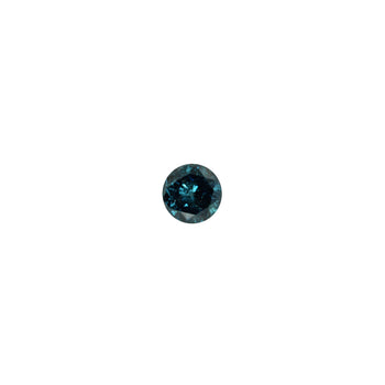 0.48ct Round Brilliant Cut Treated Blue Diamond 4.6mm